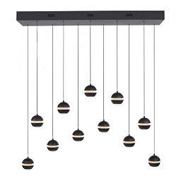 Obrázek pro produkt Kolekce Schöner Wohnen LED závěsné svítidlo LINI černá, 11-ramenné, stmívatelné, krokově stmívatelné, 3000K - JUST LIGHT