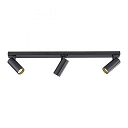 Obrázek pro produkt Kolekce Schöner Wohnen LED stropní svítidlo RIK, černá, 3-ramenné, otočné, 3000K - JUST LIGHT