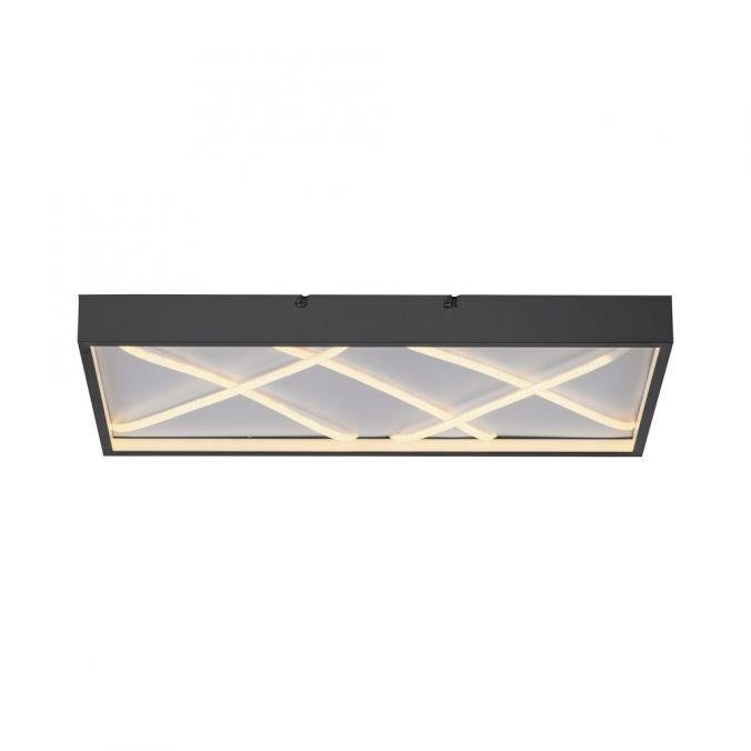 Levně LD 14094-18 LED stropní svítidlo MIKADO, černá, hranaté, stmívatelné, paměťová funkce, SimplyDim, 3000K - JUST LIGHT