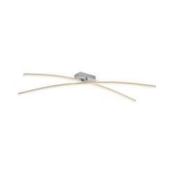 Obrázek pro produkt LED stropní svítidlo SIMON, stříbrná, podlouhlé, teplá bílá, otočná světelná ramena, 3000K - JUST LIGHT