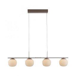 Obrázek pro produkt LED závěsné svítidlo NAMI, písková barva, 4-ramenné, stmívatelné, opálové sklo, SimplyDim, 3000K - JUST LIGHT