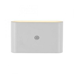 Obrázek pro produkt LED nástěnné svítidlo na baterie AKKU-ZIDDY, bílá, IP44, nabíjecí, pohybové čidlo, 3000K - JUST LIGHT