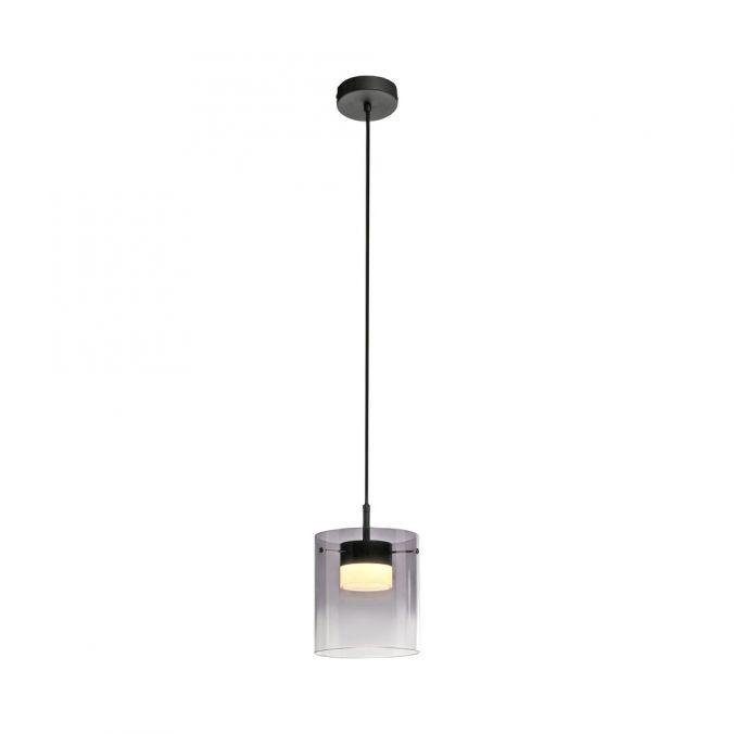 Levně LD 14042-18 LED závěsné svítidlo černé 1-ramenné do jídelny, krokově stmívatelné, 3000K - JUST LIGHT