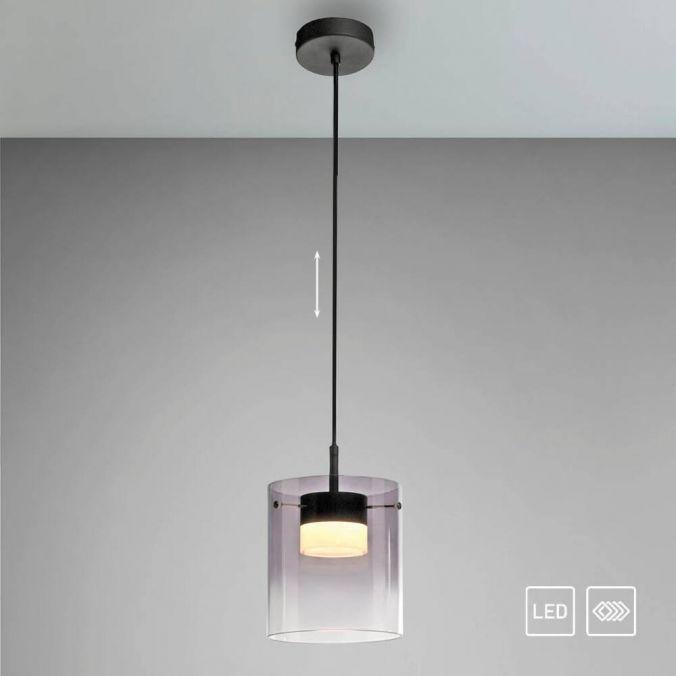 LD 14042-18 LED závěsné svítidlo černé 1-ramenné do jídelny, krokově stmívatelné, 3000K - JUST LIGHT (obrázek 8)