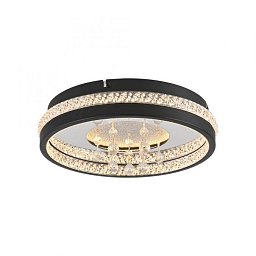 Obrázek pro produkt LED křišťálové stropní svítidlo HANNI, černá,, 3000K - JUST LIGHT