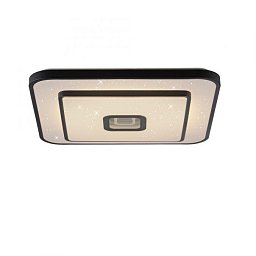 Obrázek pro produkt LED stropní svítidlo TURANUS, černá, hranaté, 50 cm, hvězdné nebe, 3000K - JUST LIGHT