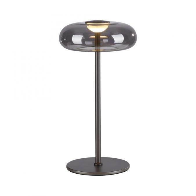 Levně LD 15697-15 Kolekce Schöner Wohnen LED stolní lampa POSH, šedá, stmívatelné, teplá bílá, 3000K - JUST LIGHT