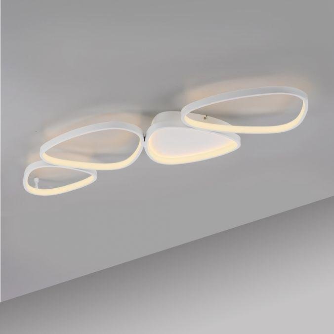 LD 14039-16 Kolekce Schöner Wohnen LED stropní svítidlo PEBBLES, bílá, stmívatelné, podlouhlé, krokově stmívatelné, 3000K - JUST LIGHT (obrázek 8)