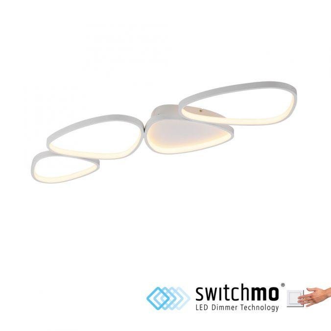 LD 14039-16 Kolekce Schöner Wohnen LED stropní svítidlo PEBBLES, bílá, stmívatelné, podlouhlé, krokově stmívatelné, 3000K - JUST LIGHT (obrázek 11)