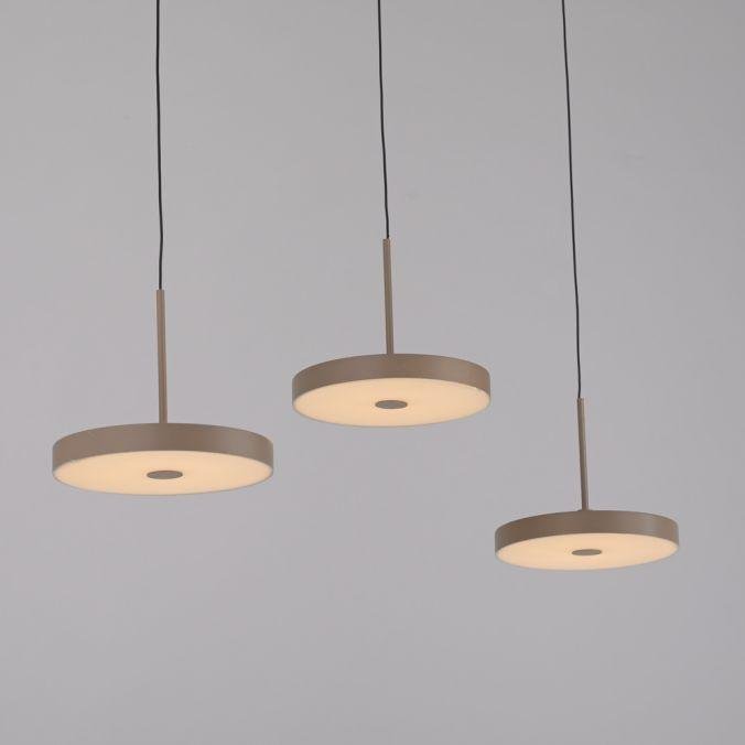LD 13141-39 LED závěsné svítidlo PLATA, písková barva, 3-ramenné, stmívatelné, Comfort Lift, krokově stmívatelné, 3000K - JUST LIGHT (obrázek 3)