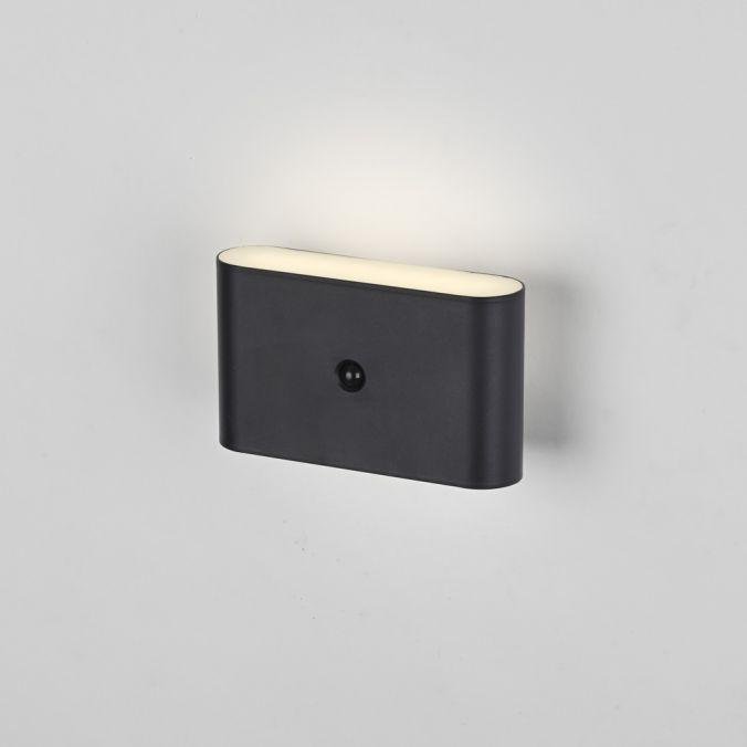 LD 19475-18 LED nástěnné svítidlo na baterie AKKU-ZIDDY, černá, pohybové čidlo, nabíjecí, 3000K - JUST LIGHT (obrázek 8)
