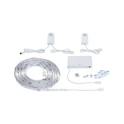 Obrázek pro produkt LED Stair Strip senzor sada 5m soumrakové a pohybové čidlo (IR) 5m 5W 180lm/m 30 LED/m 3000K - PAULMANN