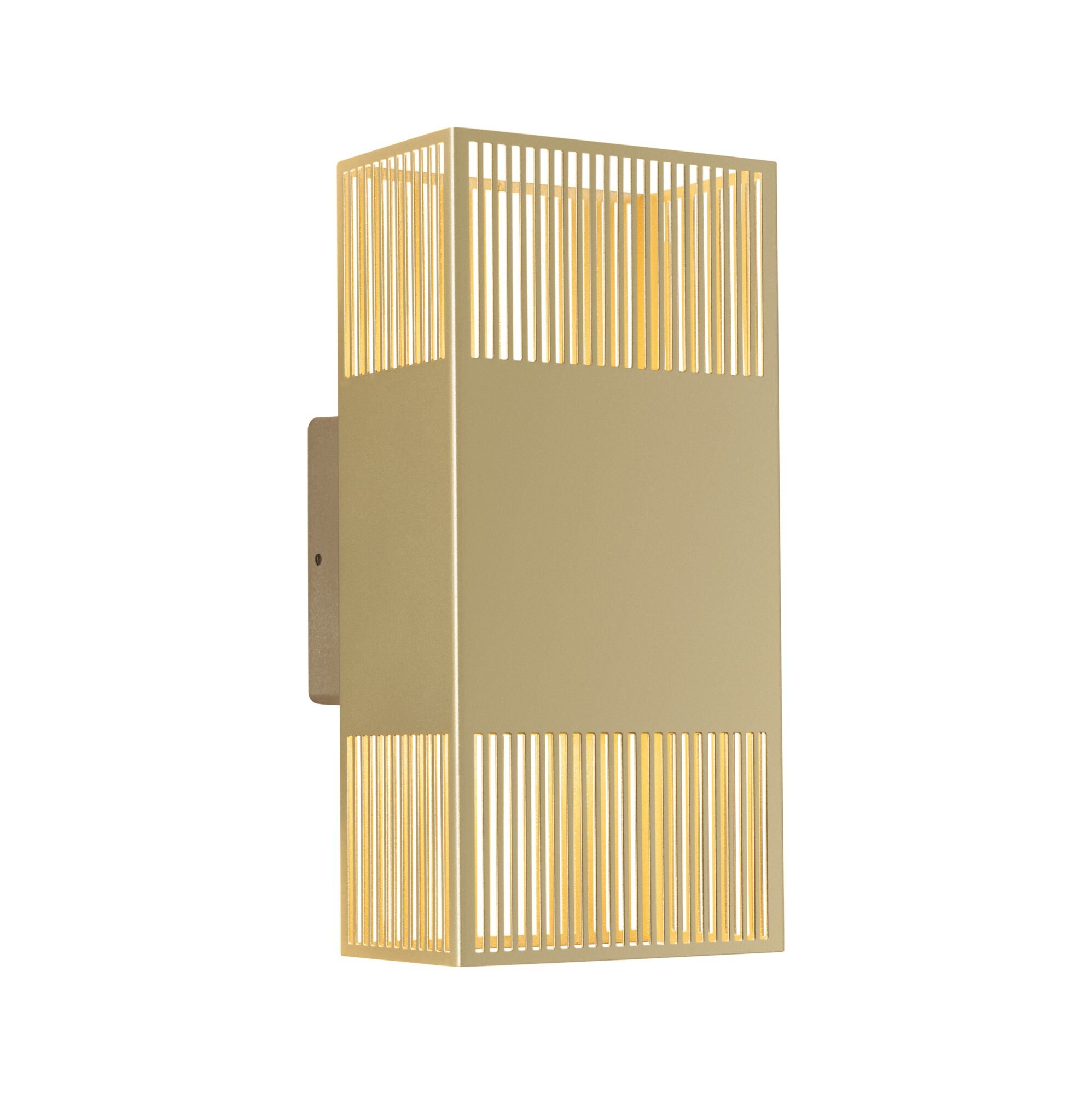P 71254 LED nástěnné svítidlo Tharin IP44 3000K 120x250mm 2x3,7W zlatá - PAULMANN