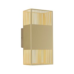 Obrázek pro produkt LED nástěnné svítidlo Tharin IP44 3000K 120x250mm 2x3,7W zlatá - PAULMANN
