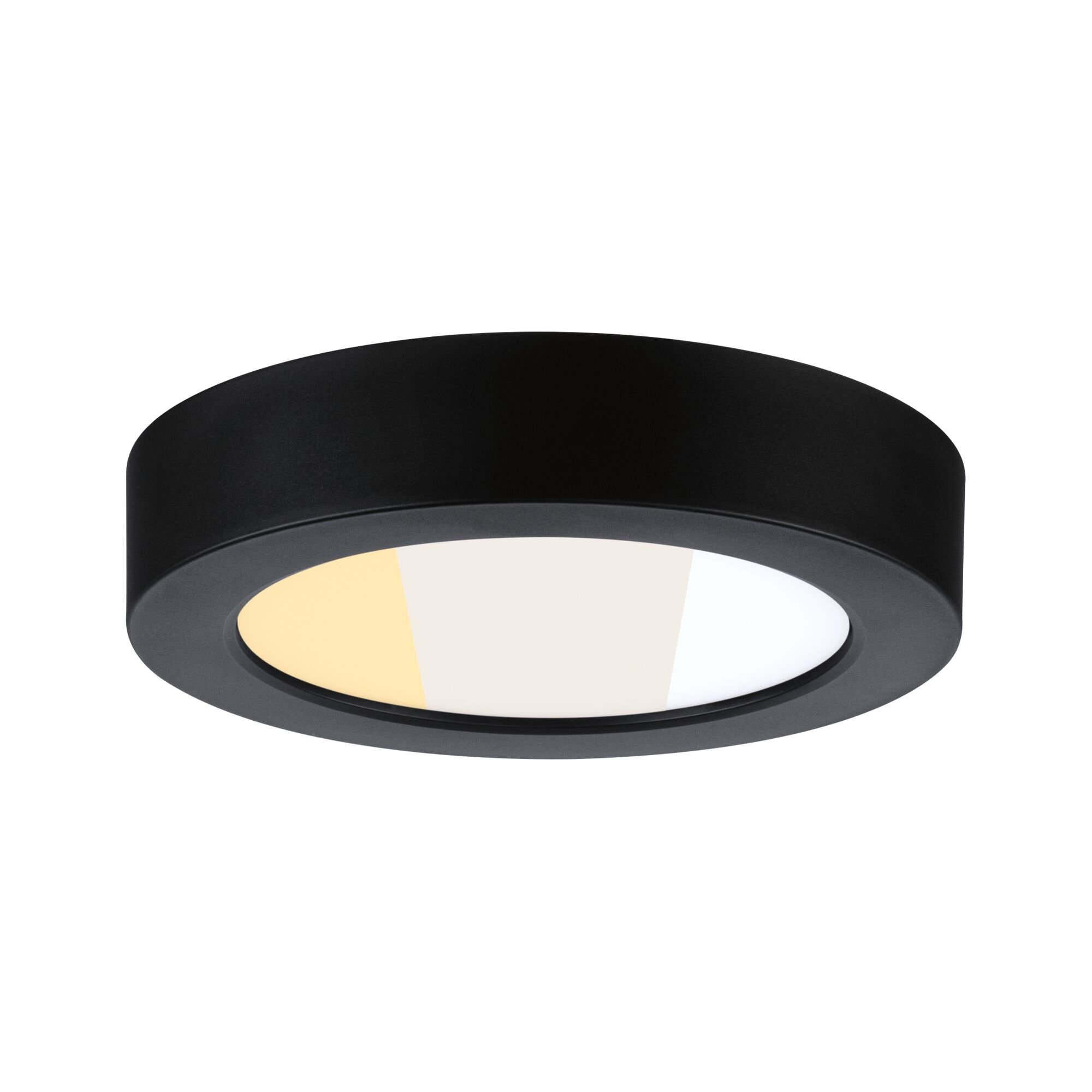 Levně P 71293 LED Panel Abia 2 White Select soumrakové a pohybové čidlo (HF) kruhové 170mm 9,5W 2700 - 4000K černá - PAULMANN