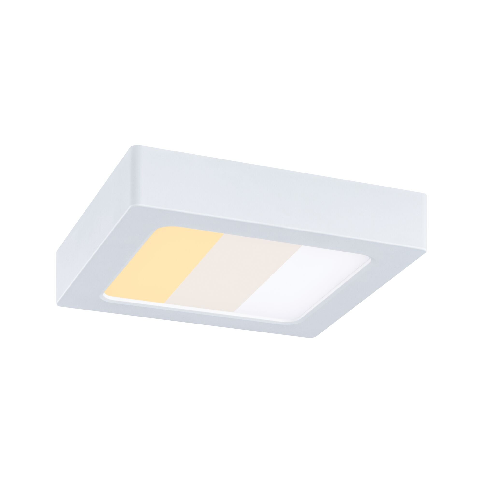P 71295 LED Panel Abia 2 White Select soumrakové a pohybové čidlo (HF) hranaté 170x170mm 9,5W 2700 - 4000K bílá - PAULMANN