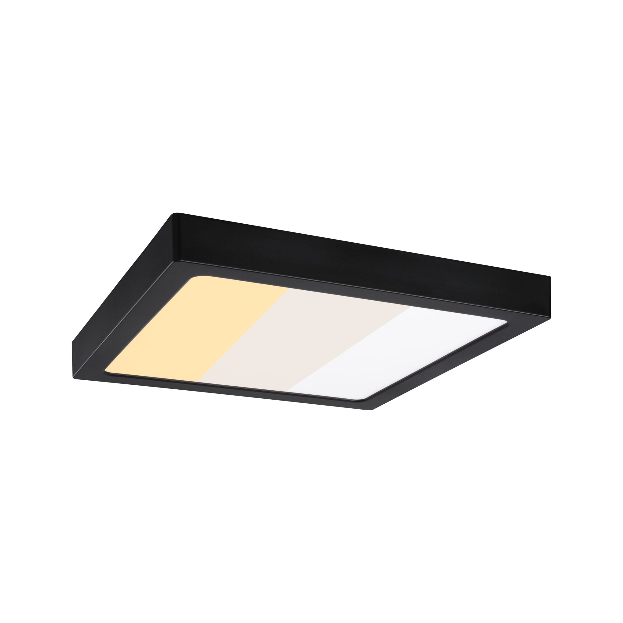 P 71302 LED Panel Abia 2 White Select soumrakové a pohybové čidlo (HF) hranaté 300x300mm 14W 2700 - 4000K černá - PAULMANN