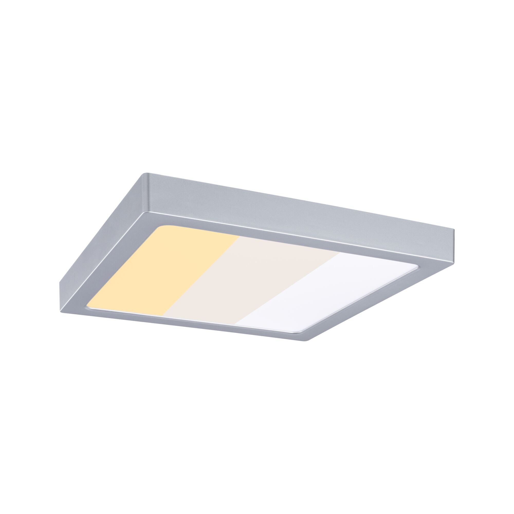 P 71303 LED Panel Abia 2 White Select soumrakové a pohybové čidlo (HF) hranaté 300x300mm 14W 2700 - 4000K matný chrom - PAULMANN