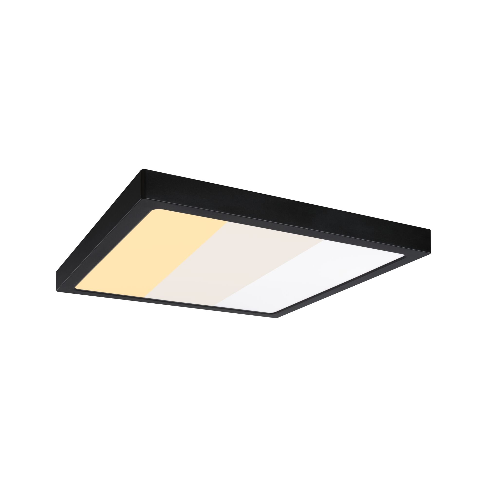 P 71308 LED Panel Abia 2 White Select soumrakové a pohybové čidlo (HF) hranaté 400x400mm 16W 2700 - 4000K černá - PAULMANN