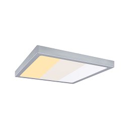 Obrázek pro produkt LED Panel Abia 2 White Select soumrakové a pohybové čidlo (HF) hranaté 400x400mm 16W 2700 - 4000K matný chrom - PAULMANN