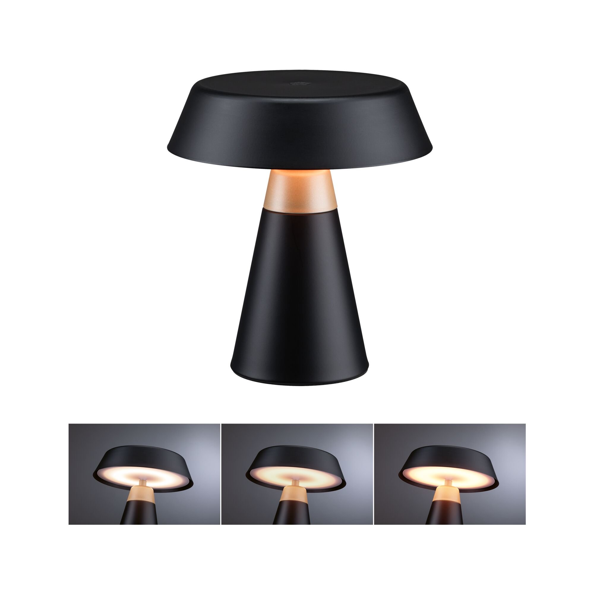 P 77060 Nabíjecí bateriové svítidlo Lirox IP44 CCT černá/šampaň - PAULMANN