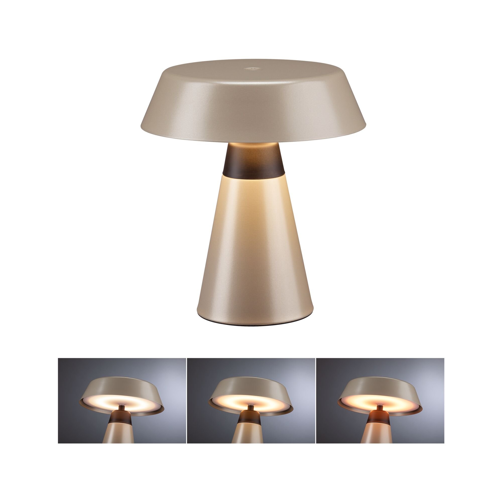 P 77061 Nabíjecí bateriové svítidlo Lirox IP44 CCT šampaň/černá - PAULMANN