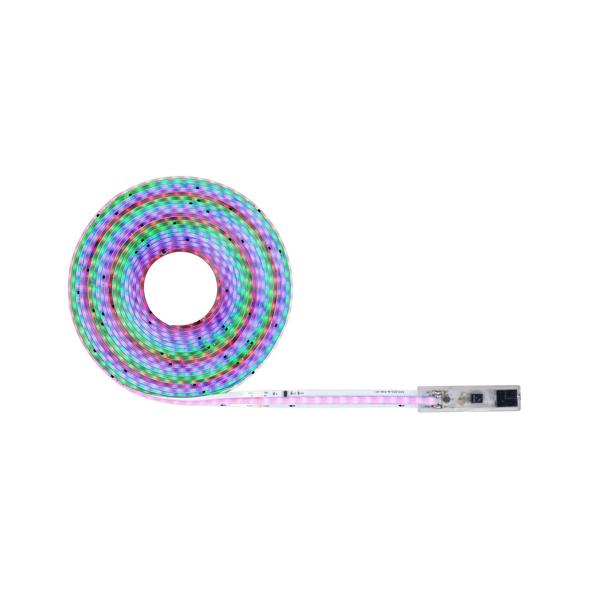 P 79564 SimpLED LED Strip RGBIC Motion Music kompletní sada 5m s krytím 22W 170lm/m 420 LED/m RGB 24VA - PAULMANN