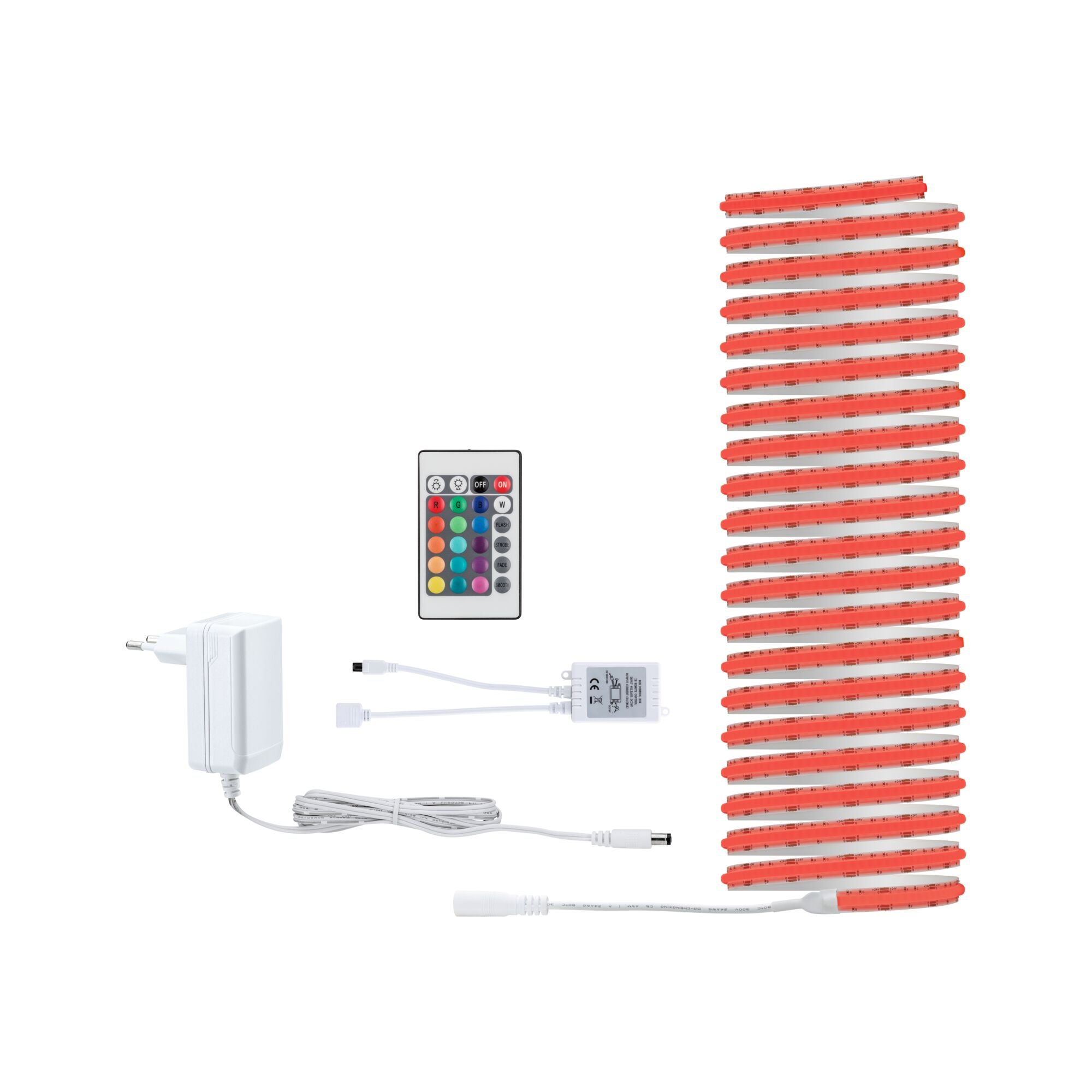 P 79570 SimpLED LED Strip Full-Line COB kompletní sada 7,5m 19,5W 140lm/m 840 LED/m RGB 24VA - PAULMANN