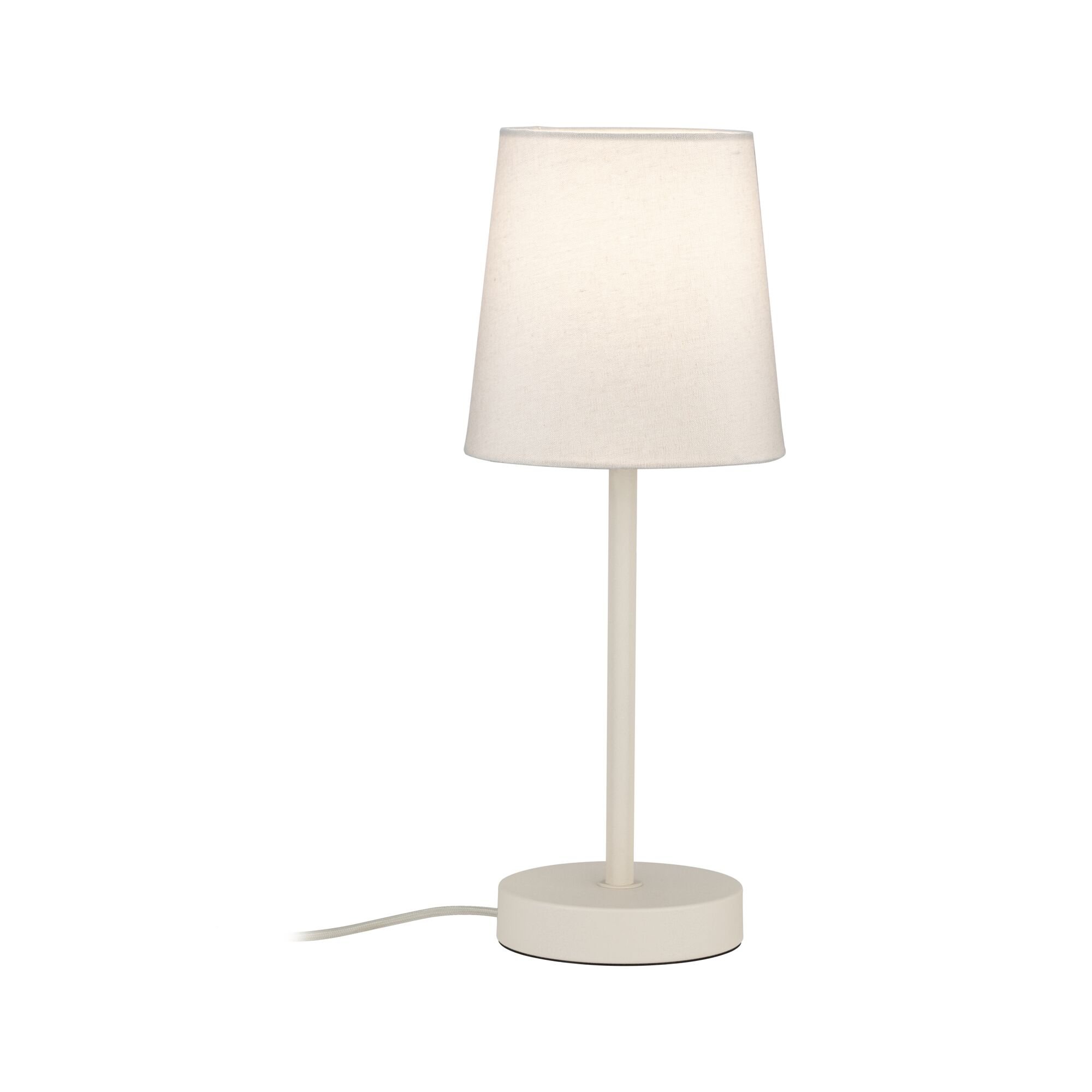 P 80102 Stolní lampa Stellan II E27 max. 20W krémová kov/látka - PAULMANN
