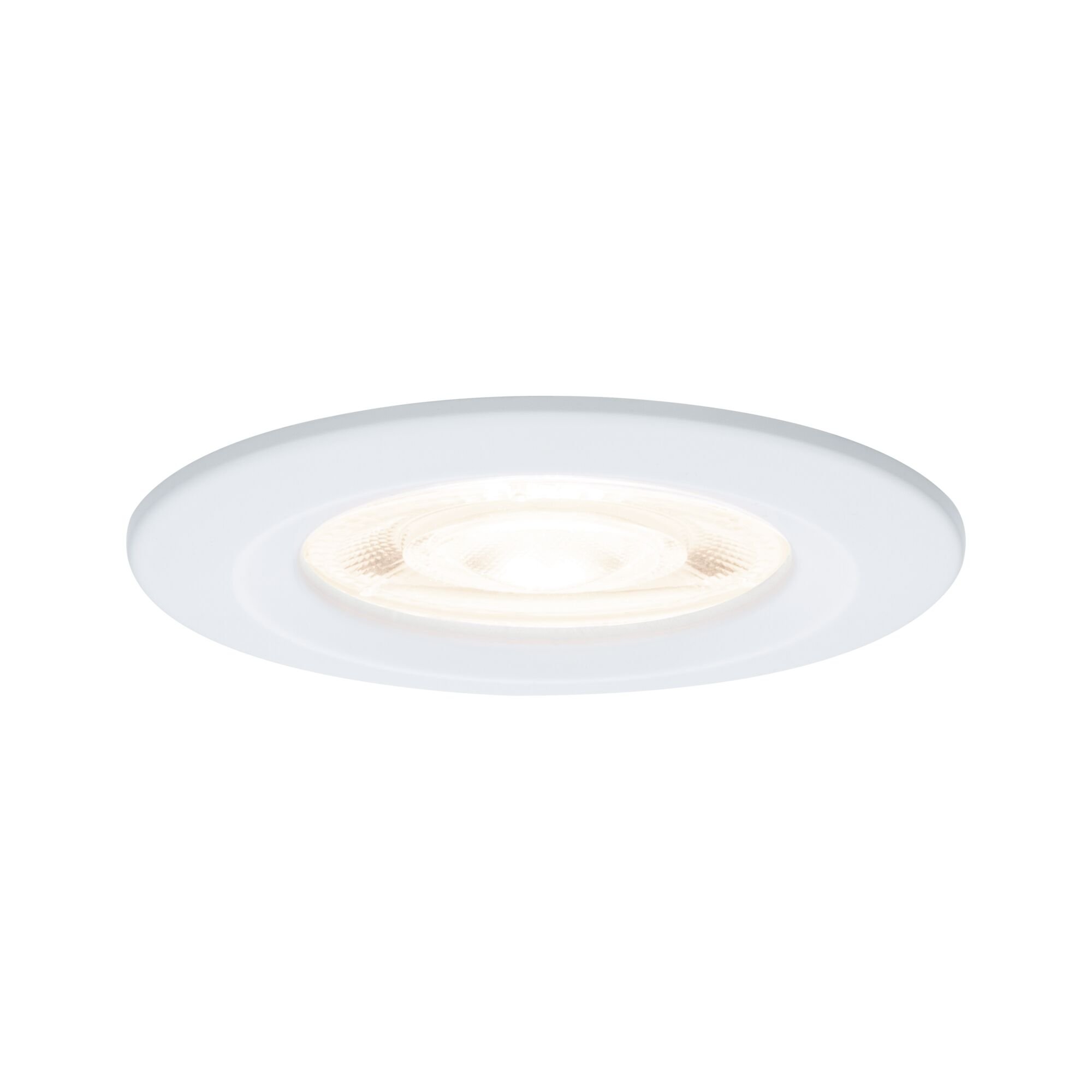 Levně P 92276 LED vestavné svítidlo Nova GU10 Flat nevýklopné IP44 4,9W 230V 2700K bílá mat - PAULMANN