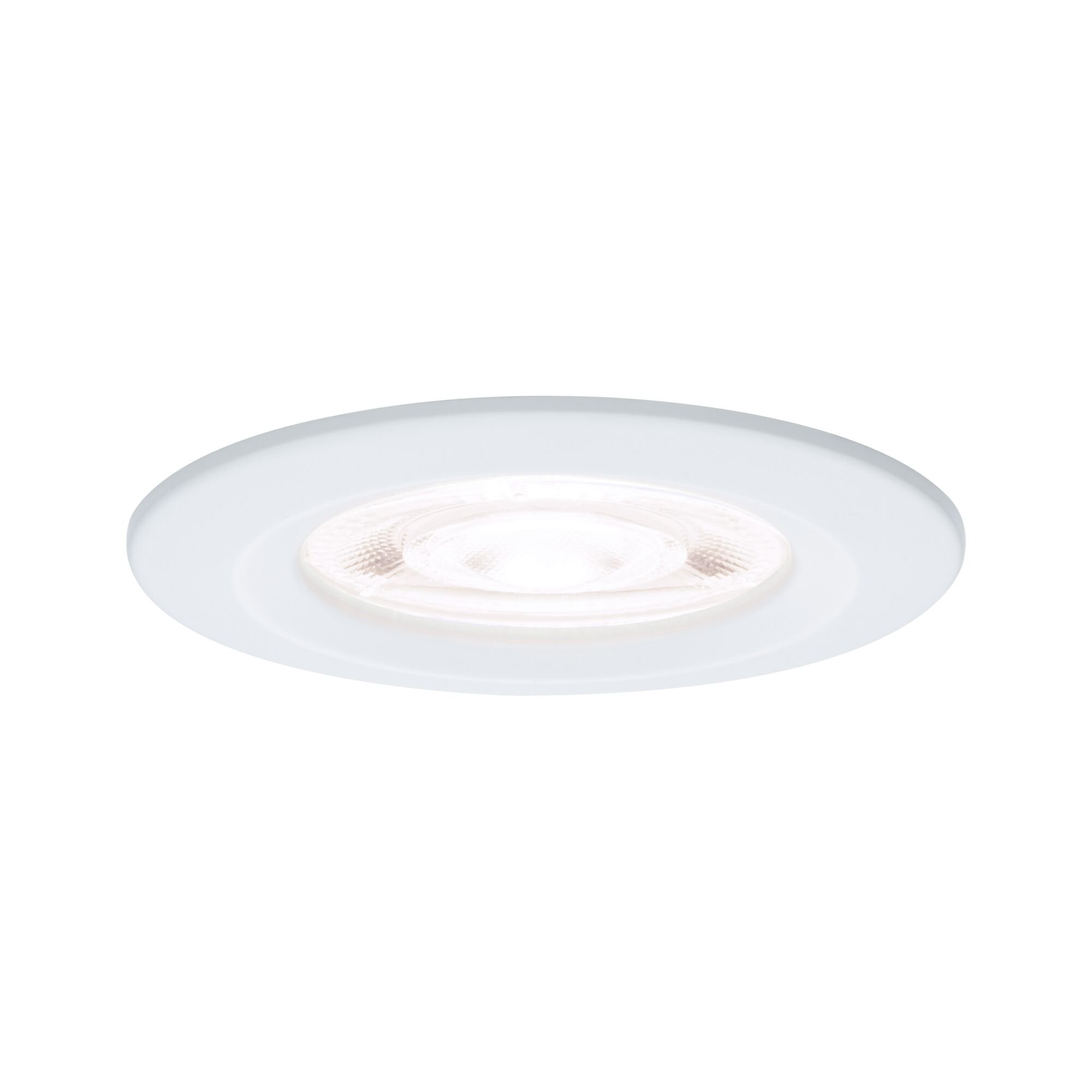 Levně P 92312 LED vestavné svítidlo Nova GU10 Flat nevýklopné IP44 4,9W 230V 4000K bílá mat - PAULMANN