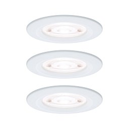 Obrázek pro produkt LED vestavné svítidlo Nova GU10 Flat nevýklopné IP44 3x4,9W 230V 4000K bílá mat - PAULMANN
