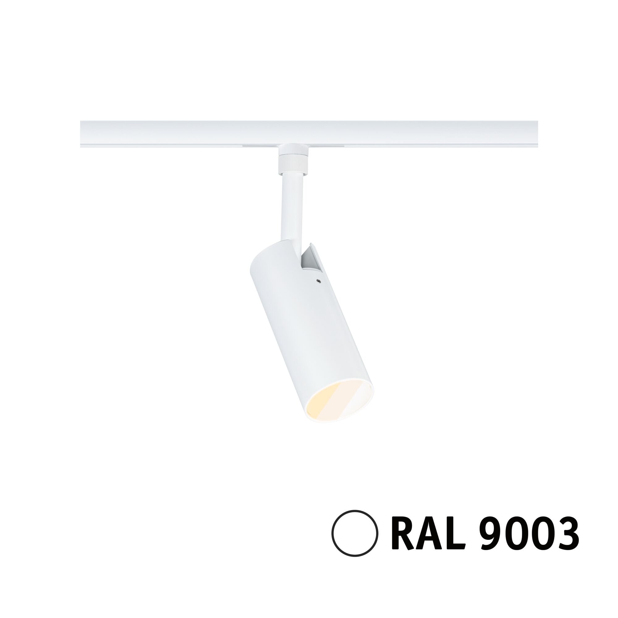 P 93140 URail lištový spot 3-krokové-stmívatelné Tubo 4W 2700 - 4000K stmívatelné 230V bílá - PAULMANN