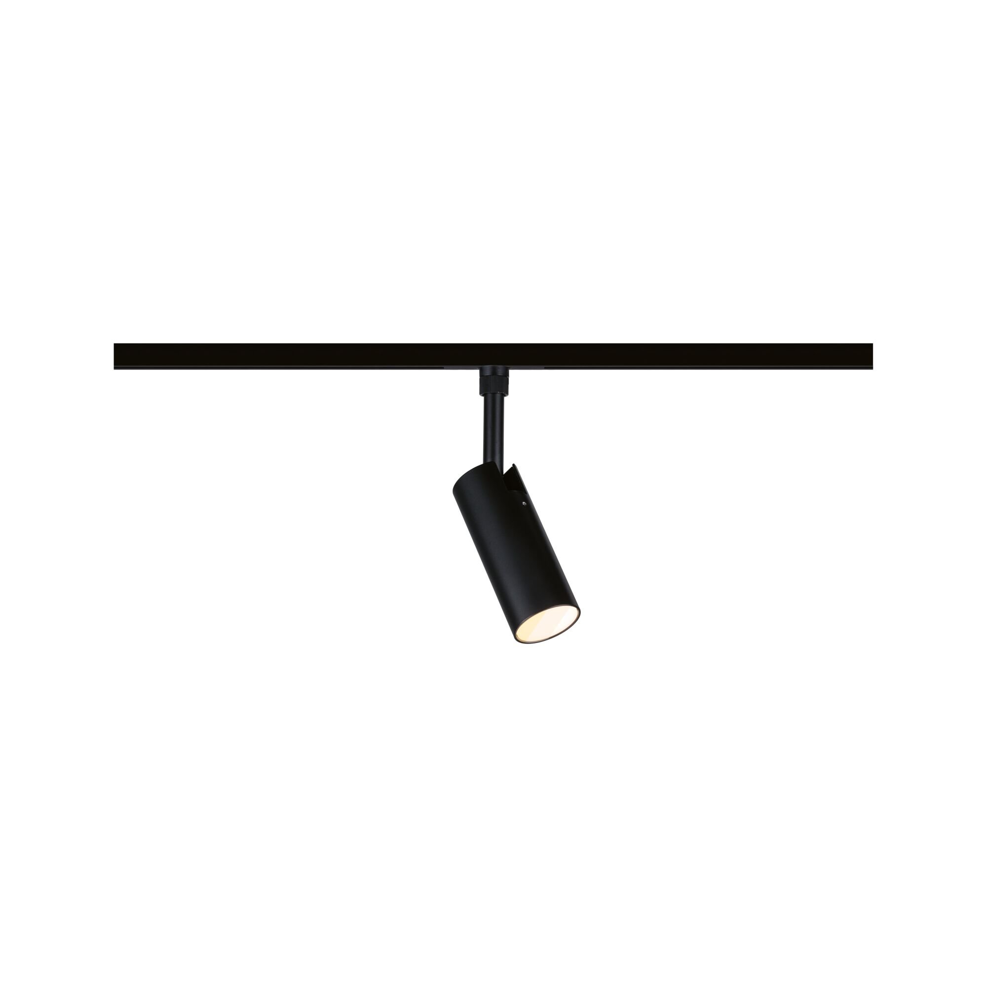 Levně P 93145 URail lištový spot Tubo 4W 2700 - 4000K 230V černá mat - PAULMANN