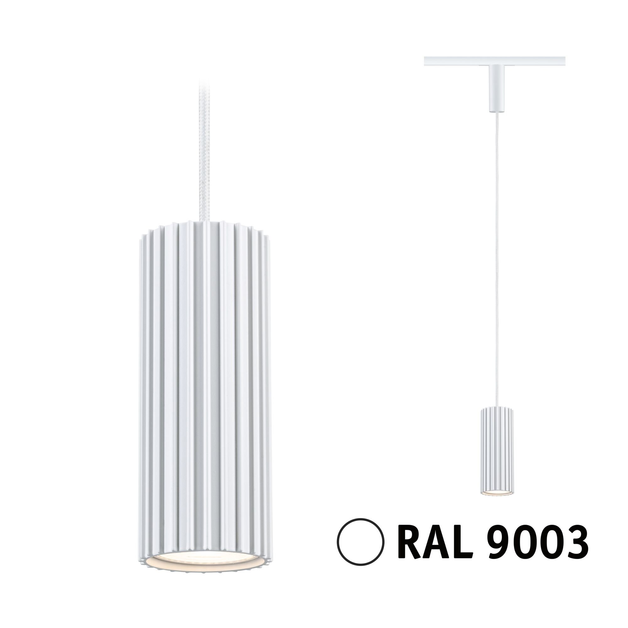 P 93147 URail závěs Lirena GU10 max. 10W 230V bílá - PAULMANN