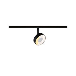 Obrázek pro produkt URail lištový spot 3-krokové-stmívatelné Circle 5W 2700 - 4000K stmívatelné 230V černá mat - PAULMANN