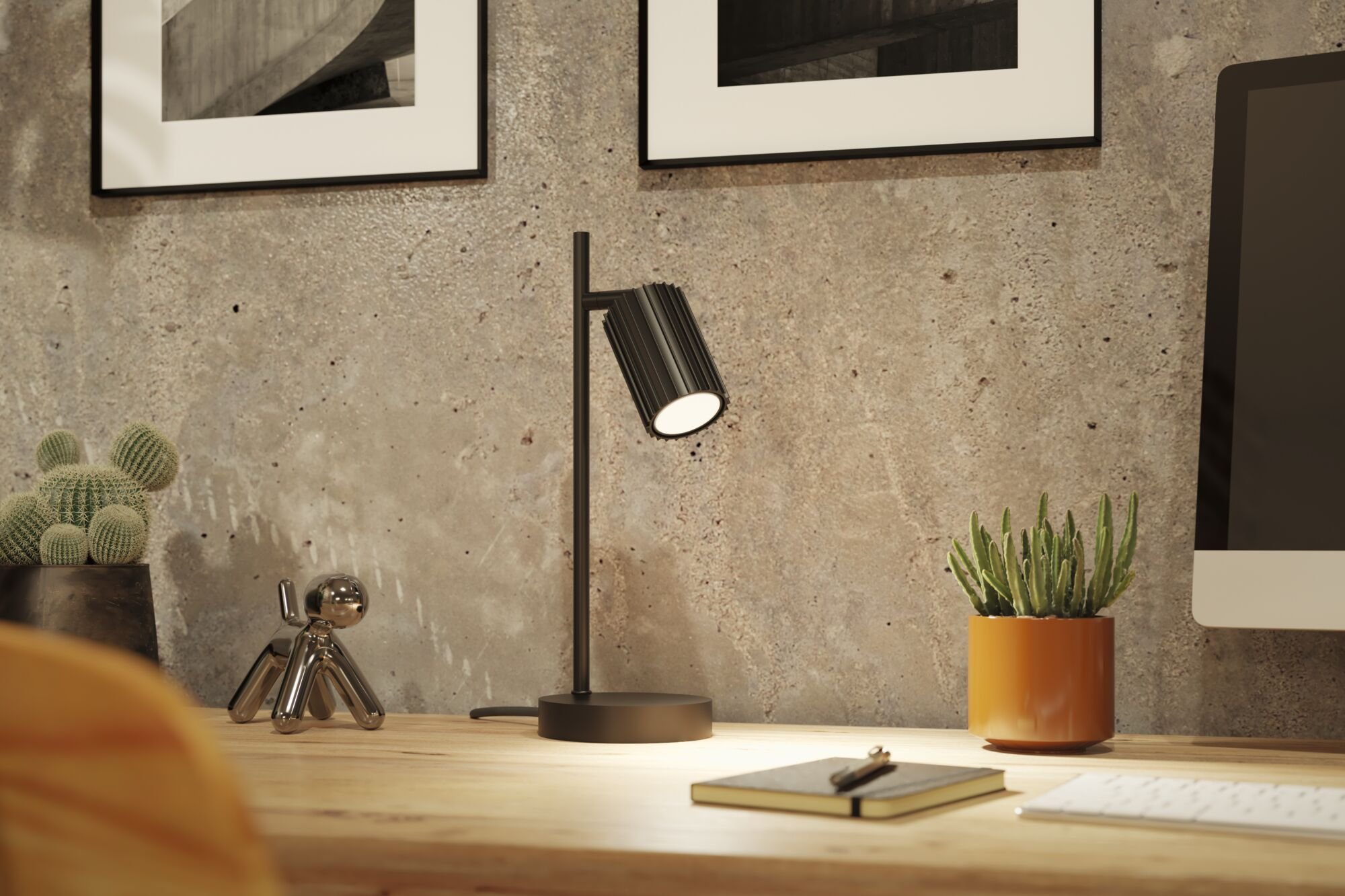 P 94923 Stolní lampa Lirena GU10 max. 7W černá mat kov - PAULMANN (obrázek 4)