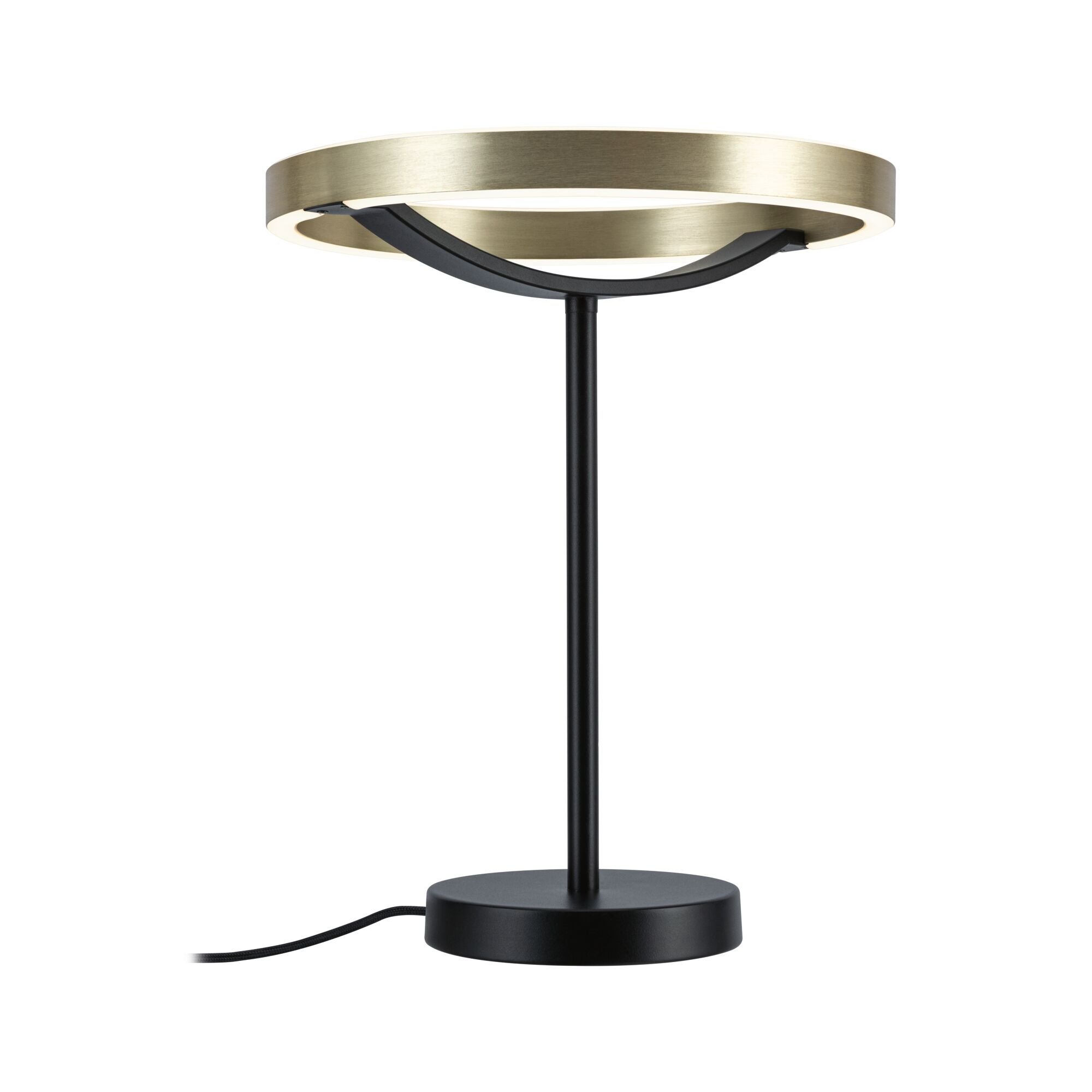 P 94925 LED stolní lampa 3-krokové-stmívatelné Melira 2700K 10W černá mat/zlatá - PAULMANN