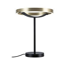 Obrázek pro produkt LED stolní lampa 3-krokové-stmívatelné Melira 2700K 10W černá mat/zlatá - PAULMANN