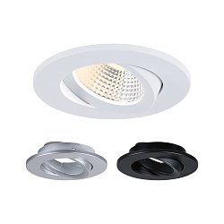 Obrázek pro produkt LED vestavné svítidlo White Select Viona IP65 kruhové 85mm 25° 6W 230V 2700 - 4000K černá mat/bílá mat/matný chrom - PAULMANN