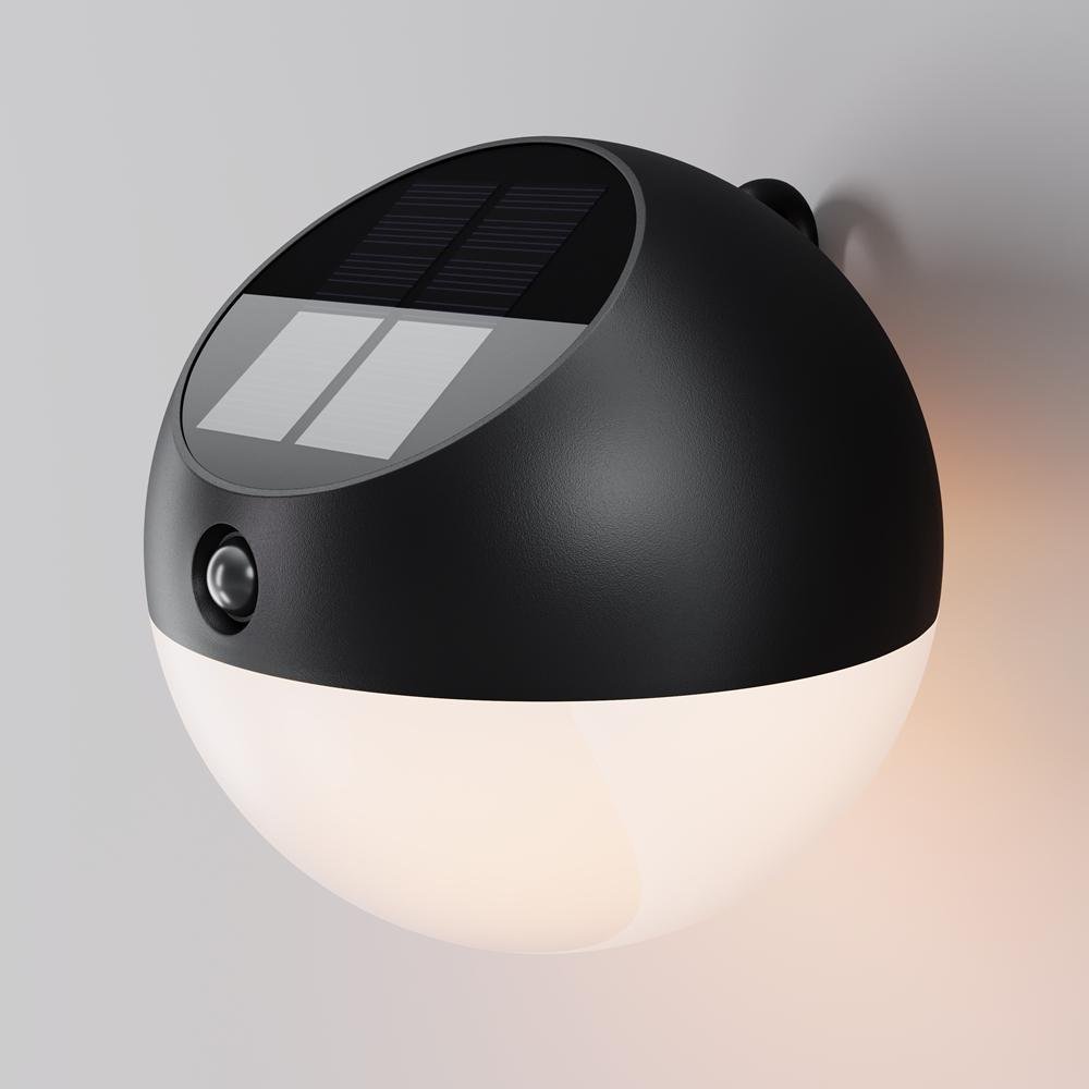 Levně M O147PL-L2BK Solární svítidlo Lactea 3000K 1W IP 54 O147PL-L2BK - MAYTONI