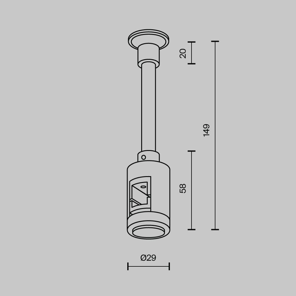 M TRA155CW-SL1-B Upevnění na stěnu dlouhé pro magnetickou lištu 24 V Flarity TRA155CW-SL1-B - MAYTONI (obrázek 4)