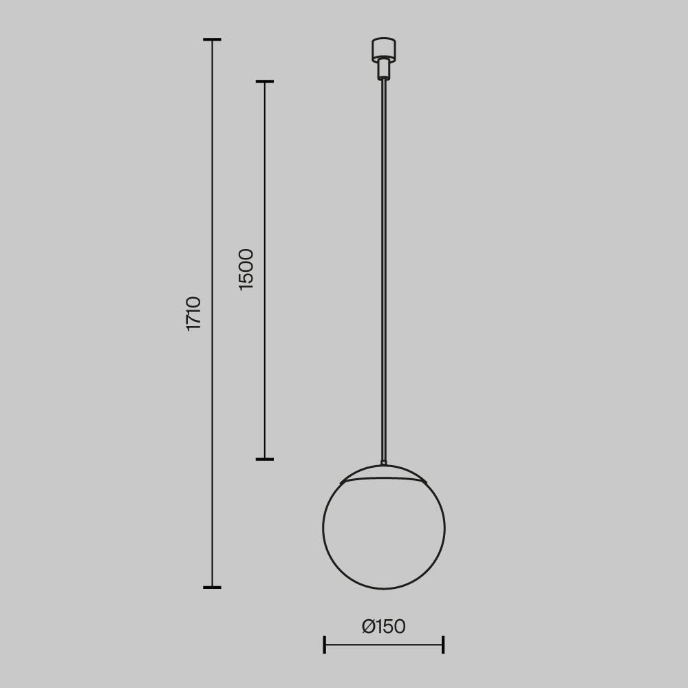 M C156PL-10W3K-B Svítidlo Luna Holity 3000K 10W 120d C156PL-10W3K-B - MAYTONI (obrázek 8)