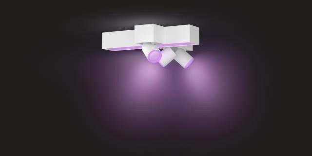 PH 8720169318731 Hue 50608/31/P7 Hue WACA Centris stropní LED svítidlo 1x25W+GU10 3x5,7W 2810lm 2000-6500K RGB IP20 bílá - PHILIPS (obrázek 6)