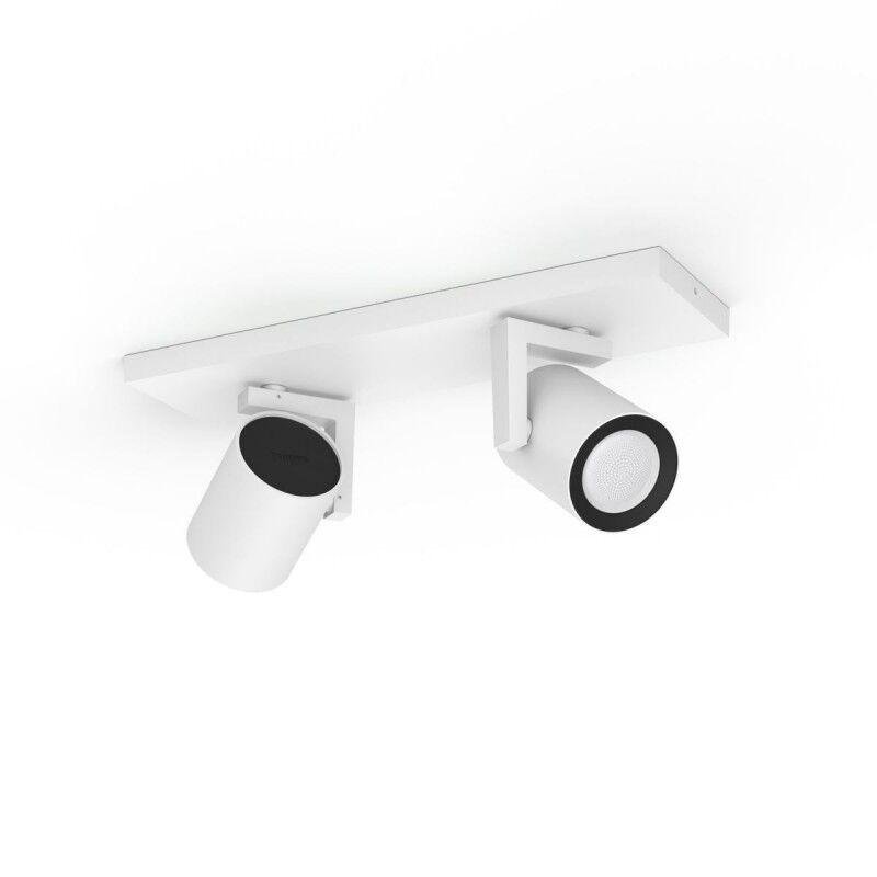 Levně PH 8720169318076 Hue 50622/31/P7 Hue WACA Argenta bodové LED svítidlo GU10 2x5,7W 350lm 2000-6500K RGB IP20 bílá - PHILIPS