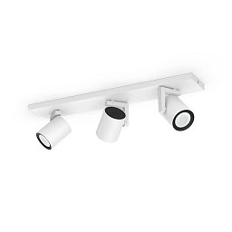 Obrázek pro produkt Hue 50623/31/P7 Hue WACA Argenta bodové LED svítidlo GU10 3x5,7W 350lm 2000-6500K RGB IP20 bílá - PHILIPS
