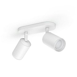 Obrázek pro produkt Hue 50632/31/P7 Hue WACA Fugato bodové LED svítidlo 2x GU10 5,7W 350lm 2000-6500K RGB IP20, bílé - PHILIPS