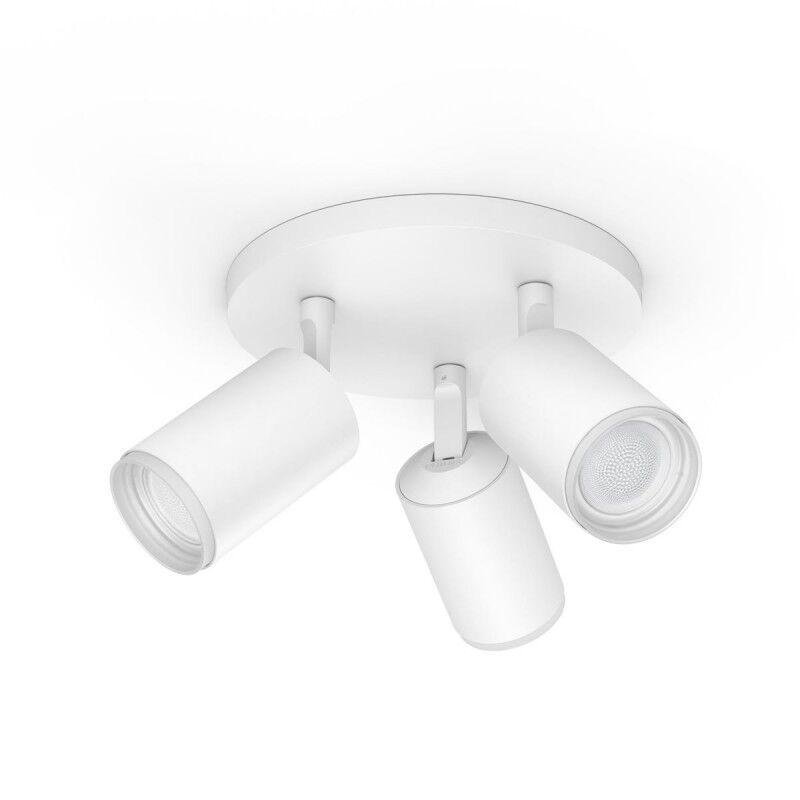 Levně PH 8720169319516 Hue 50633/31/P7 Hue WACA Fugato bodové LED svítidlo 3x GU10 5,7W 350lm 2000-6500K RGB IP20, bílé - PHILIPS