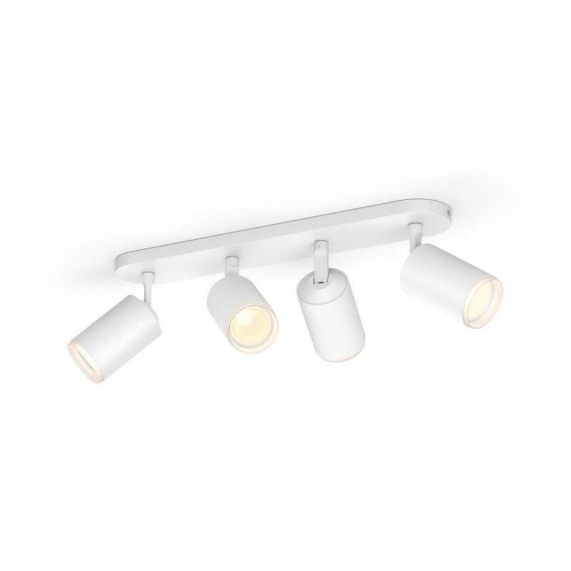 Levně PH 8720169319578 Hue 50634/31/P7 Hue WACA Fugato bodové LED svítidlo 4x GU10 5,7W 350lm 2000-6500K RGB IP20, bílé - PHILIPS
