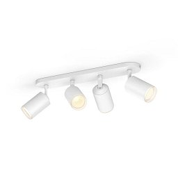 Obrázek pro produkt Hue 50634/31/P7 Hue WACA Fugato bodové LED svítidlo 4x GU10 5,7W 350lm 2000-6500K RGB IP20, bílé - PHILIPS